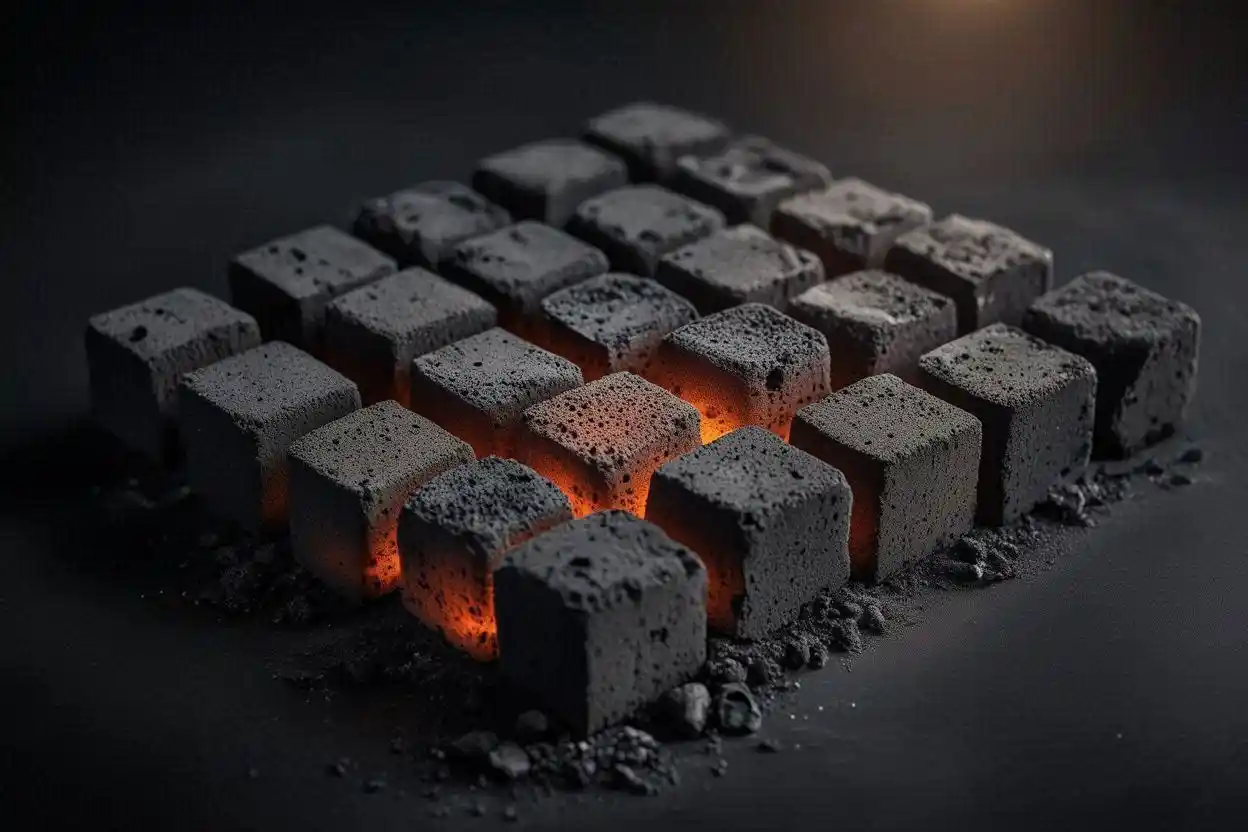 Coconut Charcoal Cube Consistent Performance for Reliable Heat