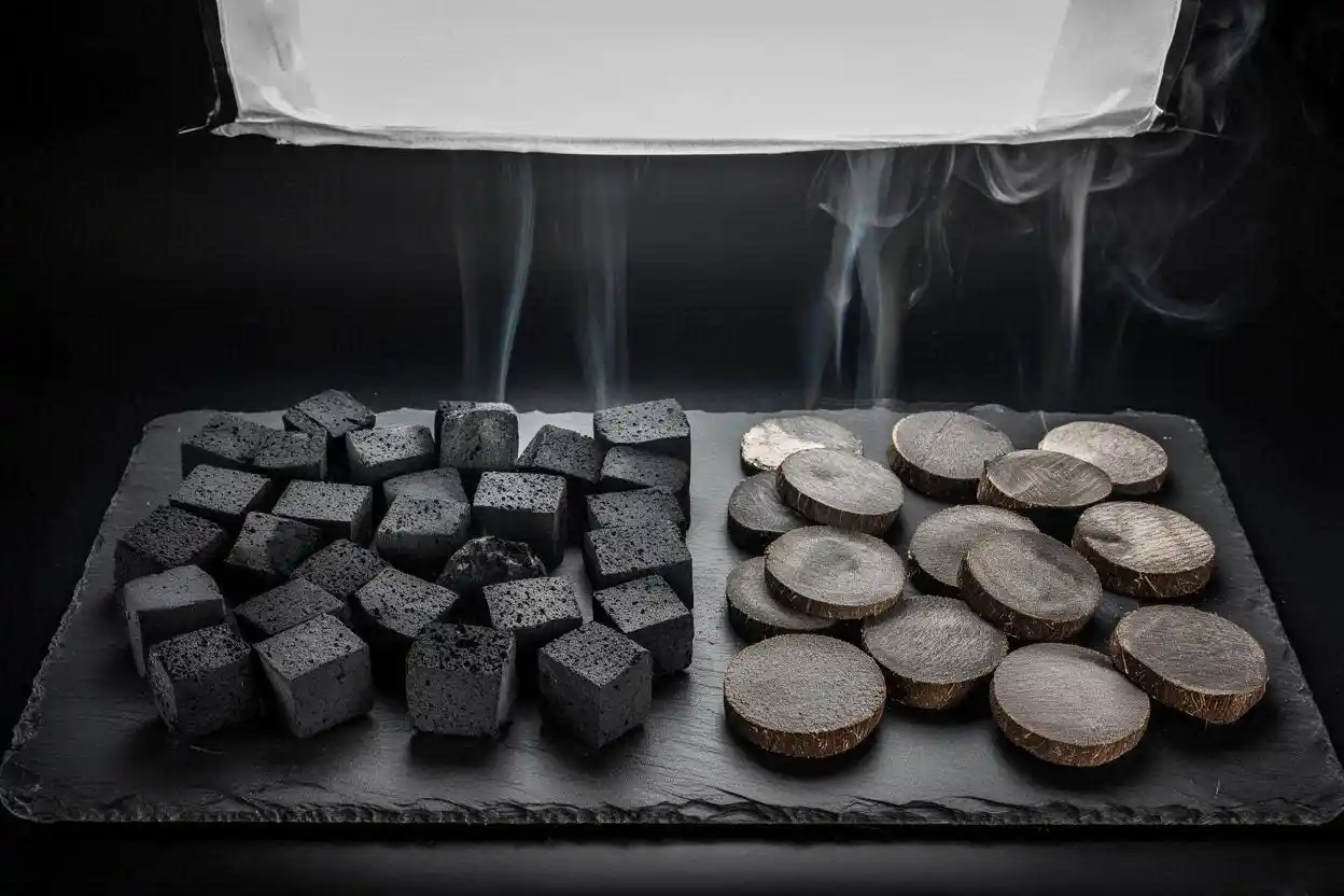 Coconut vs Wood Charcoal Comparison Quick Guide